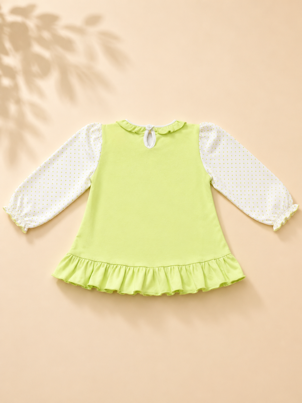 Baby Girls Lime Green Adventure & Friends Outfit Set | Soft Cotton 2-Piece Set