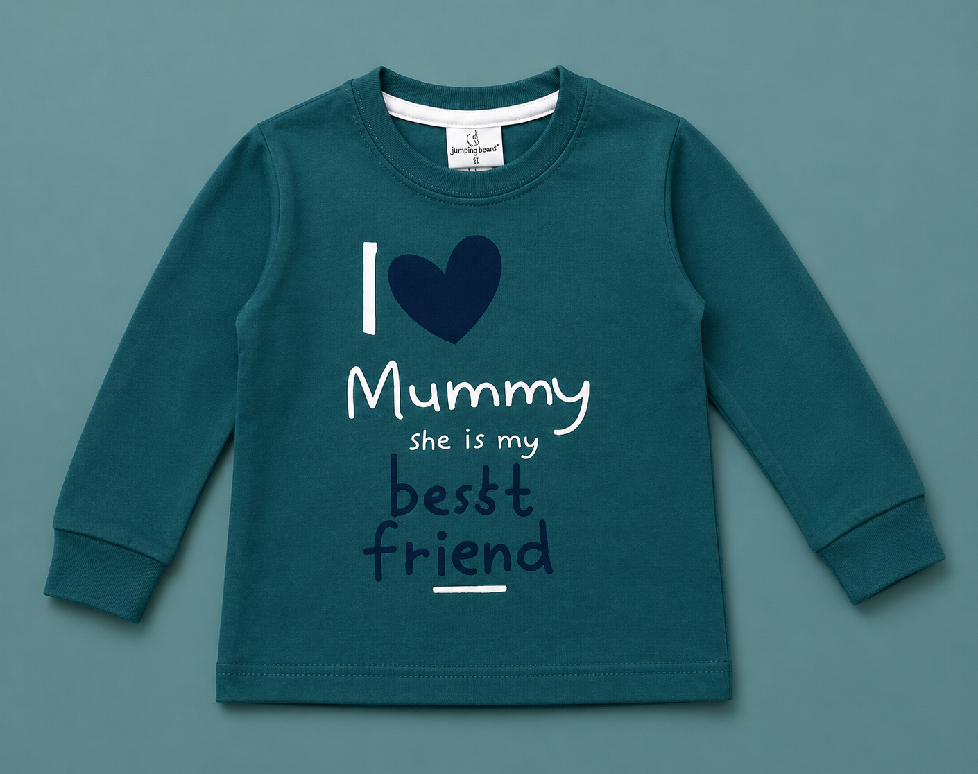 I Love Mummy Baby Cotton Co-Ord Set | Soft Full Sleeve T-Shirt &amp; Jogger Pant