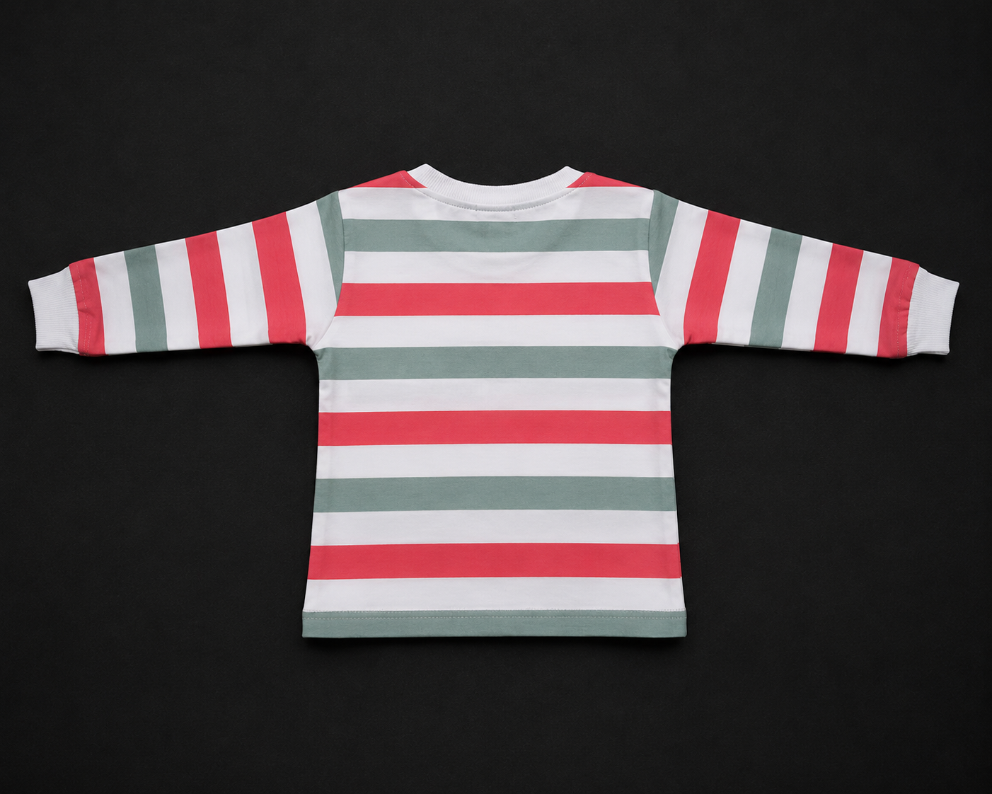 Baby Boys Cotton Full Sleeve T-Shirt & Pant Set | Striped Casual Outfit |