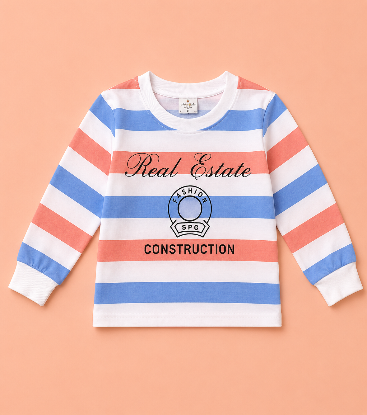 Kids Striped Cotton Night Suit Set | Soft Full Sleeve Sleepwear for Boys & Girls