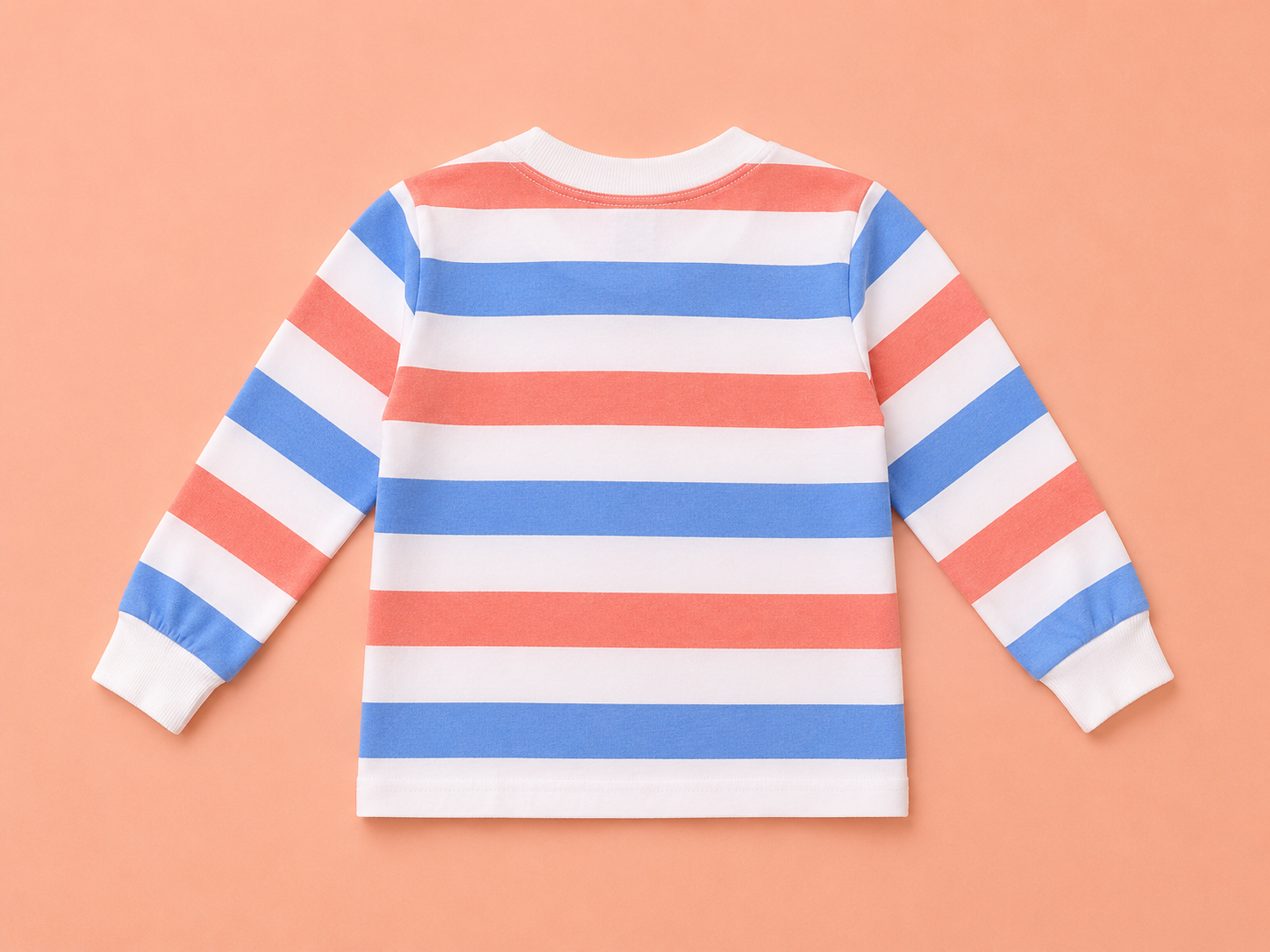 Kids Striped Cotton Night Suit Set | Soft Full Sleeve Sleepwear for Boys & Girls